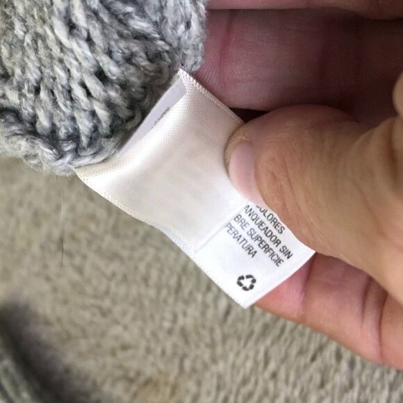 A New Day Womens Sweater Medium Textured Cable Knit Soft Cozy Colorblock Casual - Picture 5 of 7